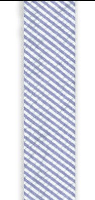 Classic Blue Seersucker Suspenders
