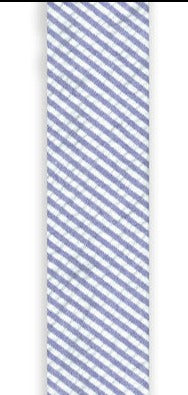 Classic Blue Seersucker Suspenders