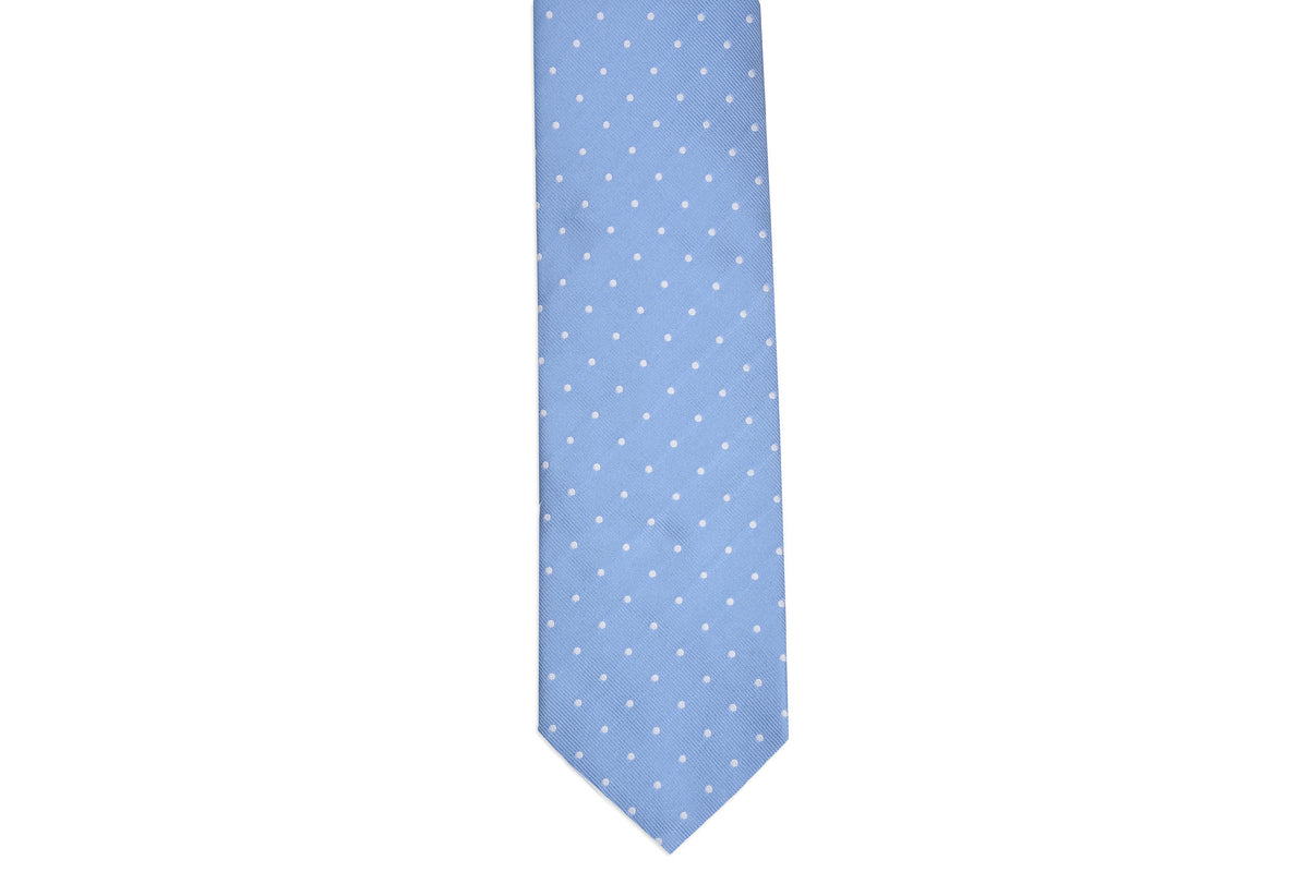 Cornflower Dot Necktie