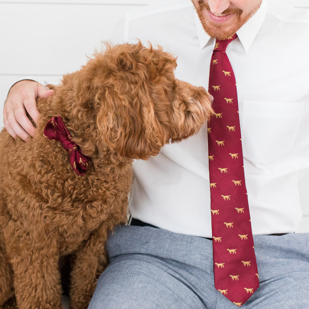 Good Boy Necktie - Burgundy