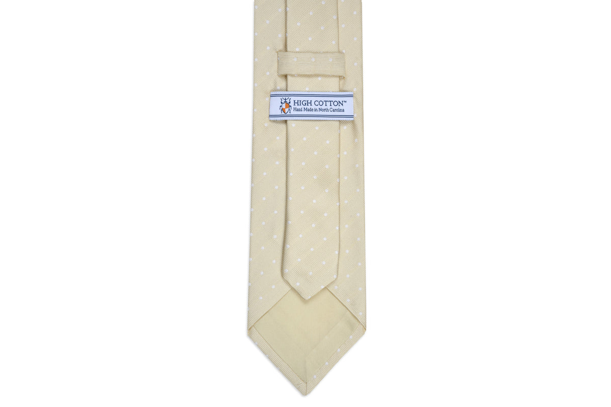 Light Champagne Dot Necktie