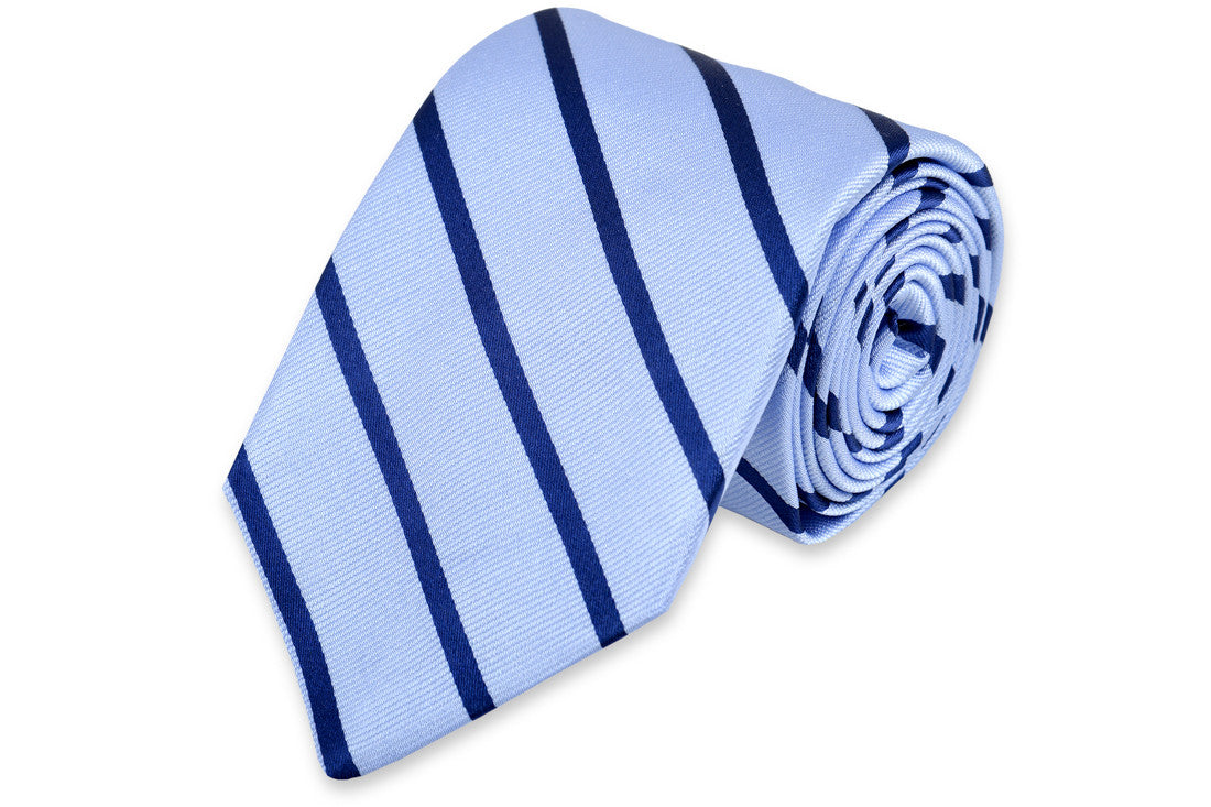 Seaside Stripe Necktie - Blue