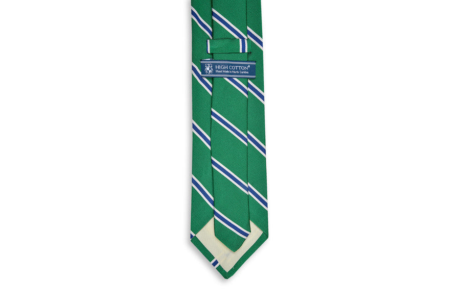 Green Noble Stripe Necktie