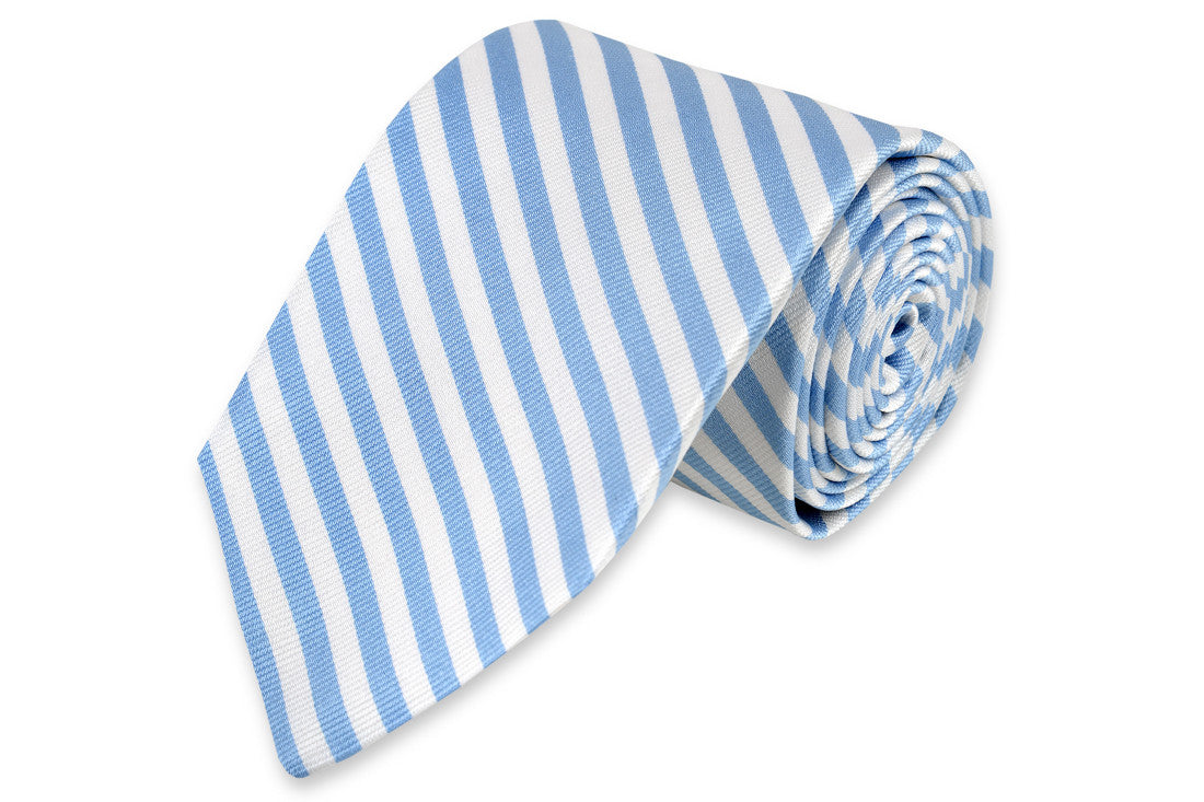 Oyster Roast Stripe Necktie - Carolina High Cotton Ties
