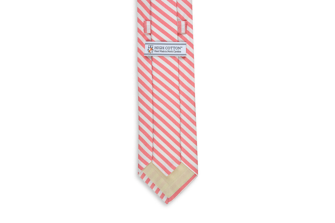 Oyster Roast Stripe Necktie - Tabasco
