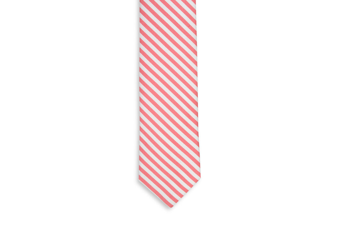 Oyster Roast Stripe Necktie - Tabasco