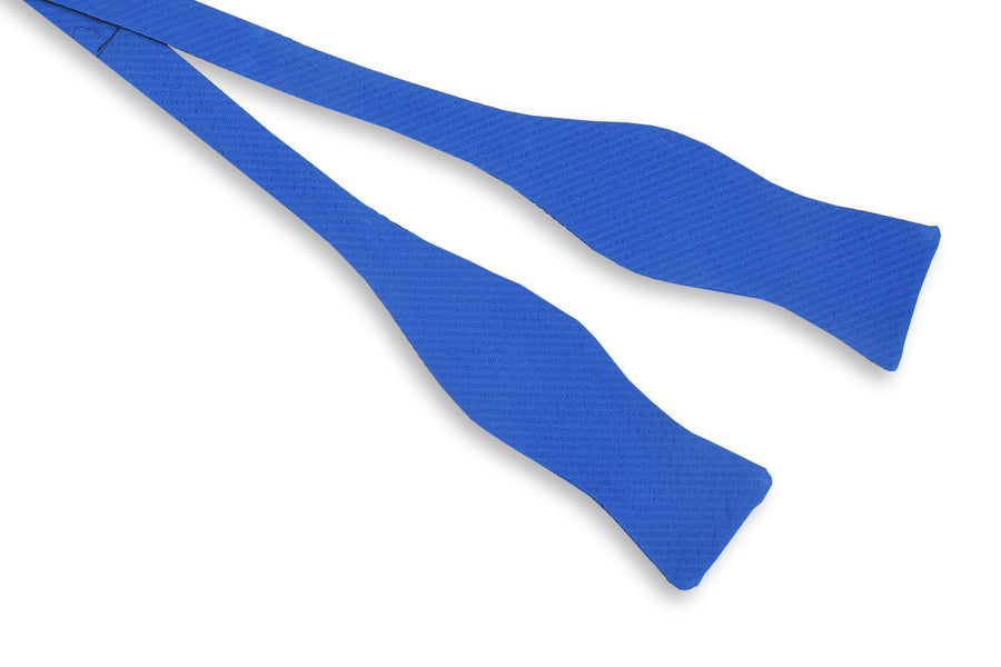 Southern Seersucker Bow Tie - Royal Solid