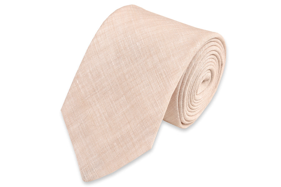 Sea Island Linen Necktie - Natural