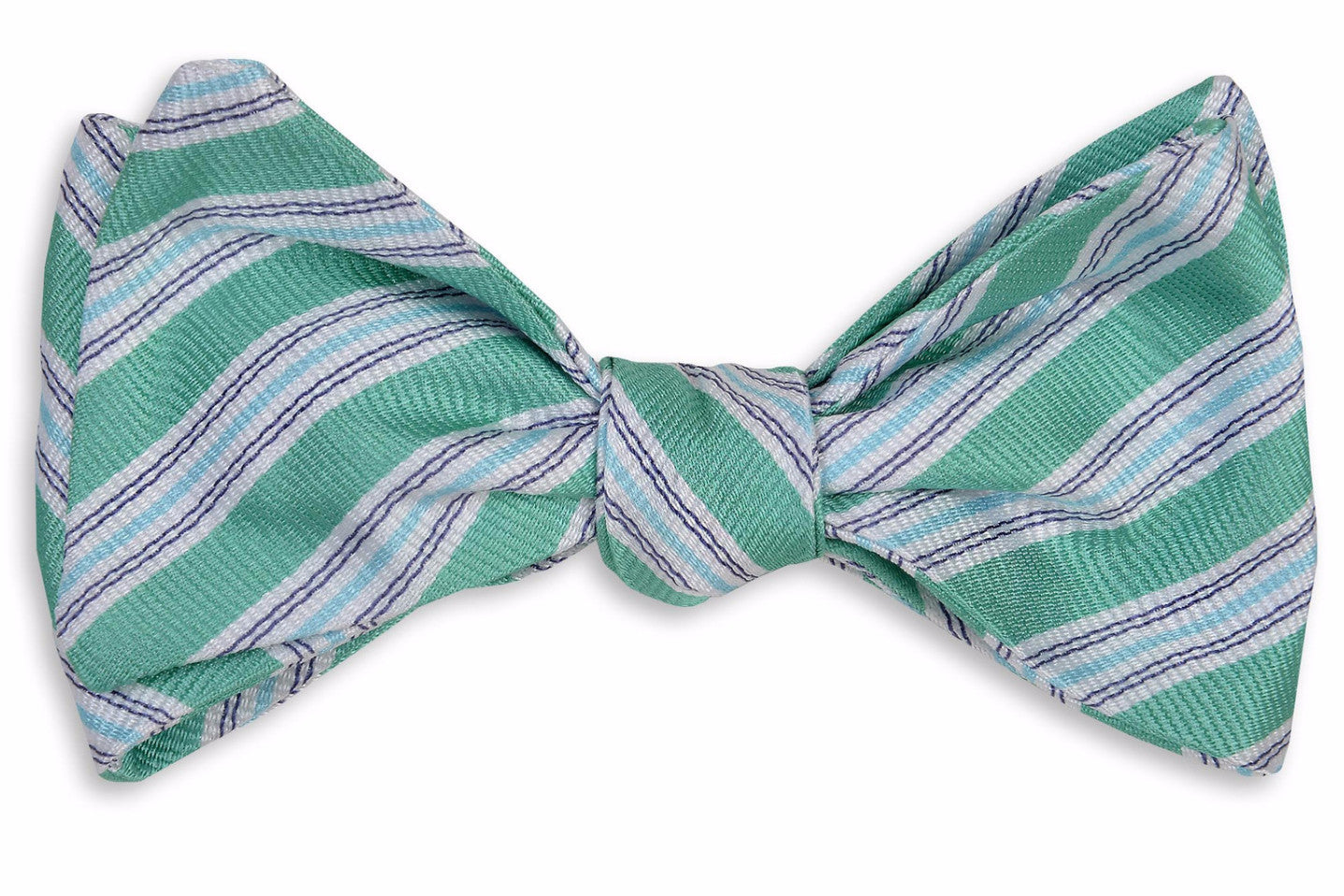 Spinnaker Stripe Bow Tie - Bermuda High Cotton